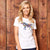 Classic Infill Nguni Crew Tee Pelican