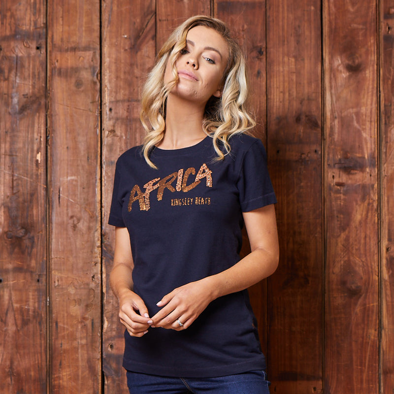 For The Love Of Africa Crew Tee Midnight