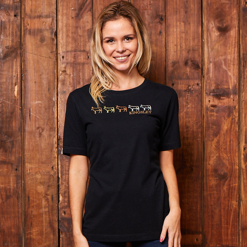 Foil Repeat Nguni Regular Crew Tee Mamba
