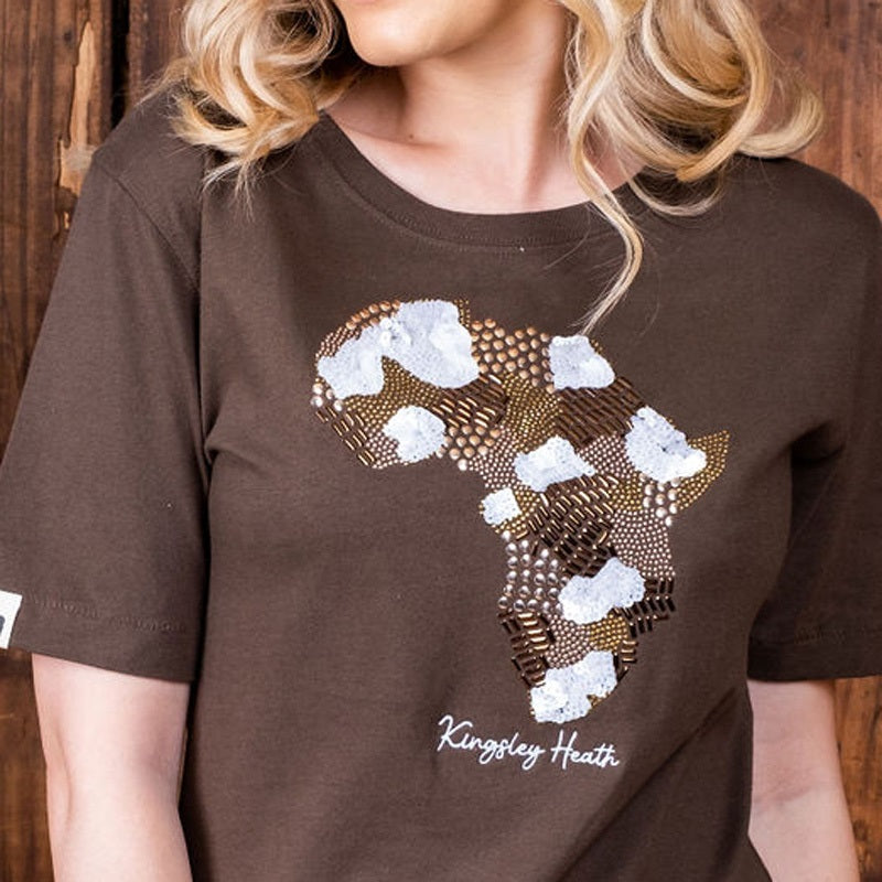 Africa Luxe Regular Crew Tee Fatigue
