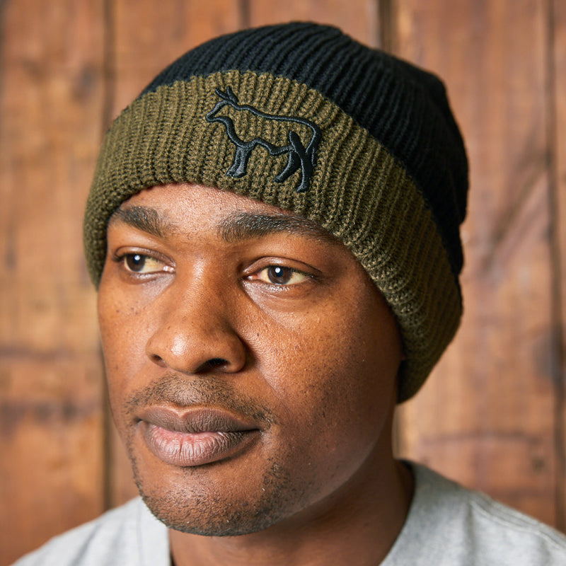 Kingsley Heath Contrast Pop Beanie Fatigue