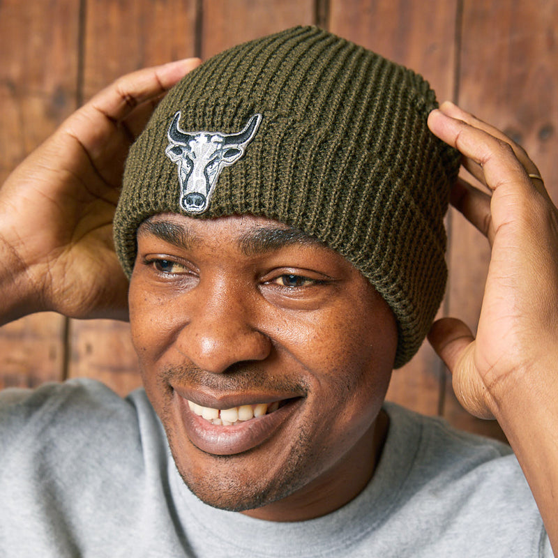 Kingsley Heath Waffle Beanie Fatigue