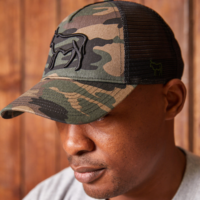 Kingsley Heath Outline Nguni Trucker Camo