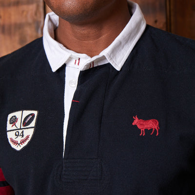 Kingsley Heath League Striped Regular Fit PK Polo Mamba