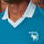 Contrast V-Neck SJ Polo Teal