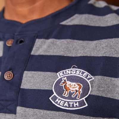 Classic Kingsley Heath Striped Henley Midnight