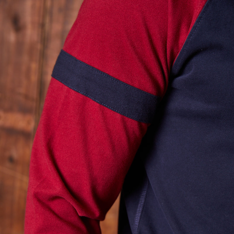 Contrast Raglan SJ Henley Midnight