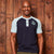 Classic Contrast Raglan SJ Henley Midnight