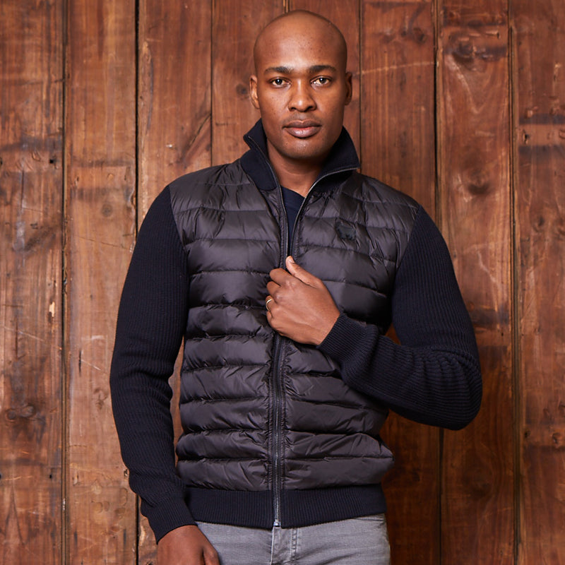 Franschhoek Quilted Zip Up Knit Mamba