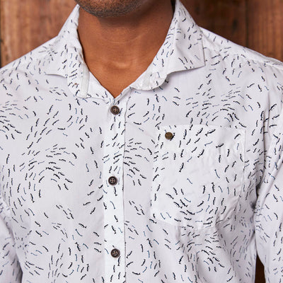 Kingsley Heath Ocean Migration Slim Fit Shirt