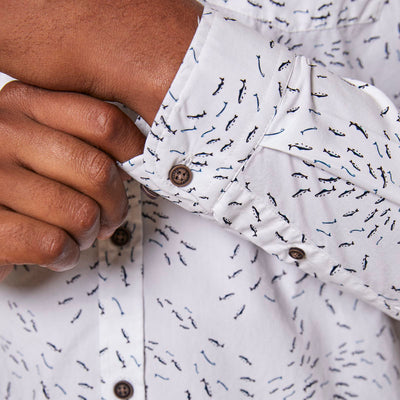 Kingsley Heath Ocean Migration Slim Fit Shirt