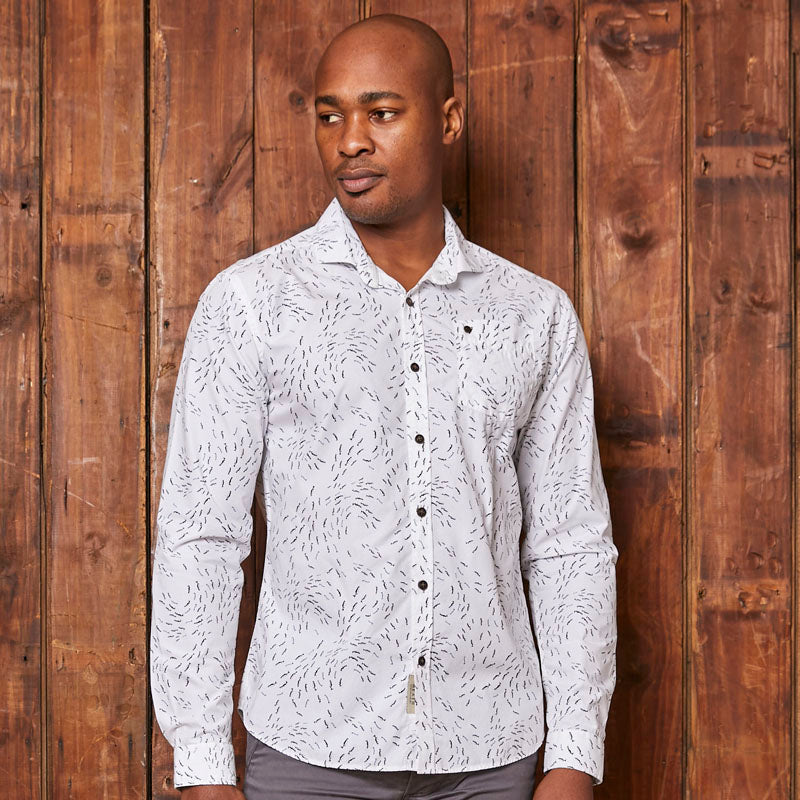 Kingsley Heath Ocean Migration Slim Fit Shirt