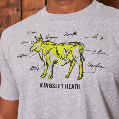 Kingsley Heath Watercolour Story Crew Tee Vervet