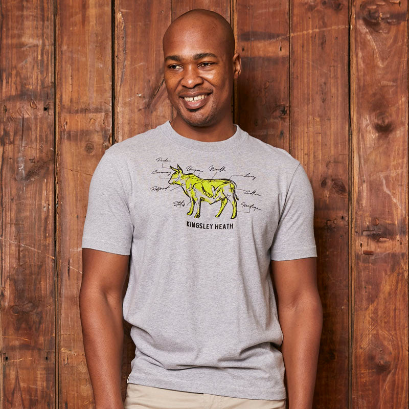 Kingsley Heath Watercolour Story Crew Tee Vervet