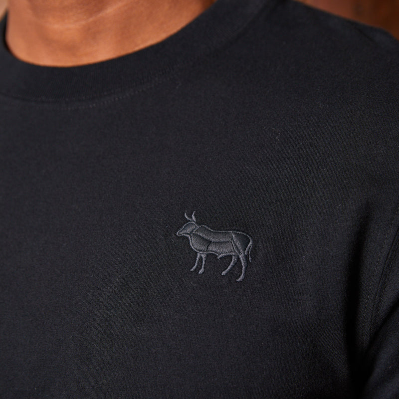 Nguni Embroidery Crew Tee Mamba