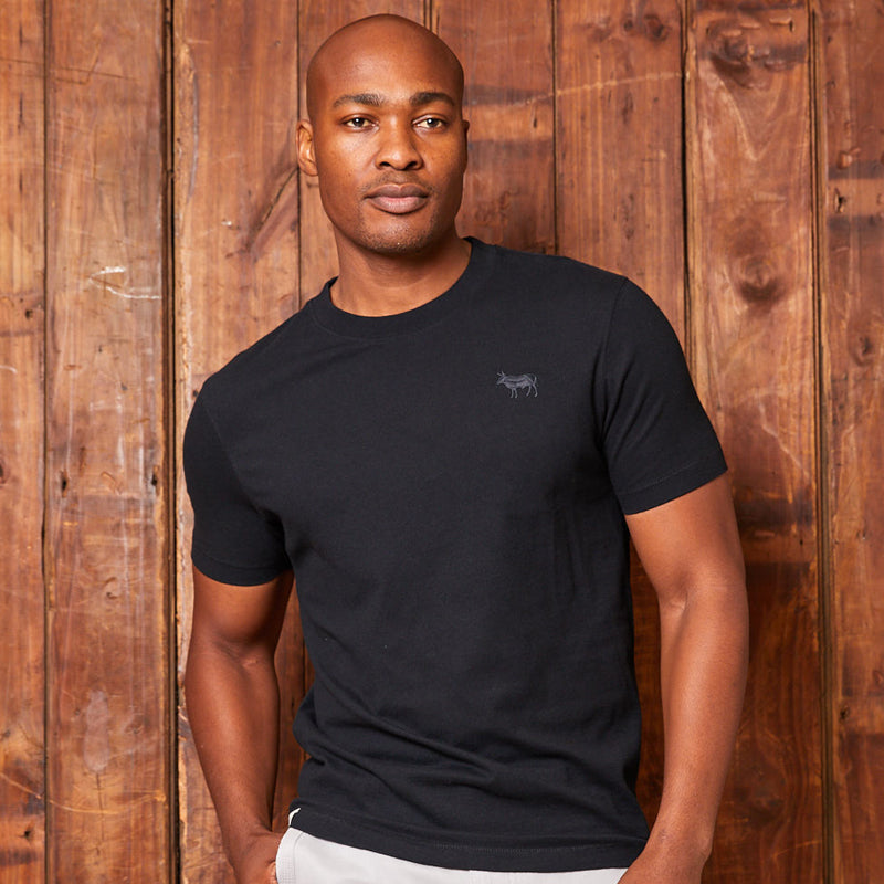 Nguni Embroidery Crew Tee Mamba