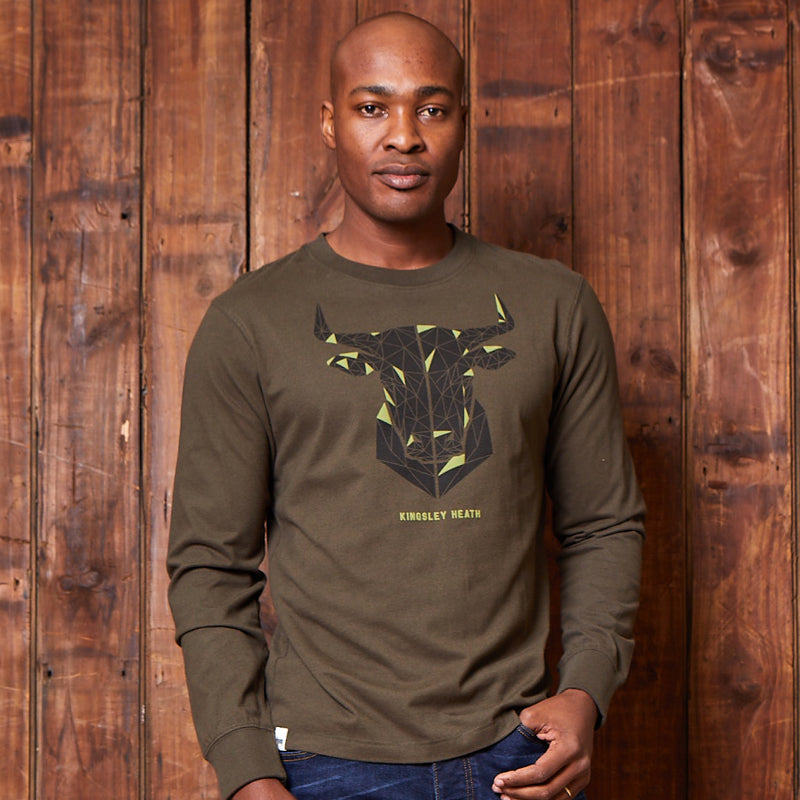 Geo Nguni Longsleeve Tee Fatigue