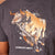 Charging Bull Luxe Crew Tee Gravel