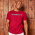 Cracked Kingsley Corp Crew Tee Merlot