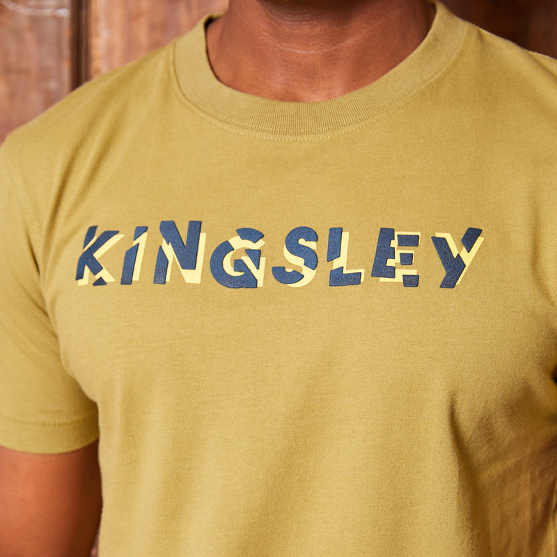 Cracked Kinglsey Corp Crew Tee Moss