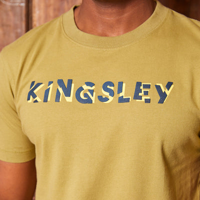 Cracked Kinglsey Corp Crew Tee Moss