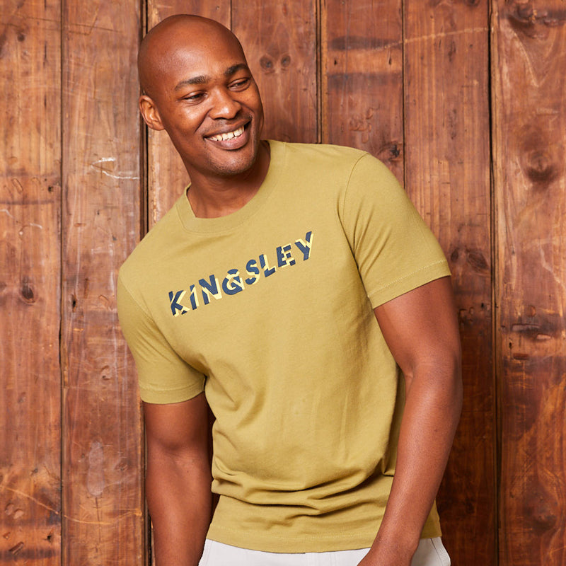 Cracked Kinglsey Corp Crew Tee Moss