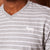 Classic Striped Kh V-Neck Tee Vervet