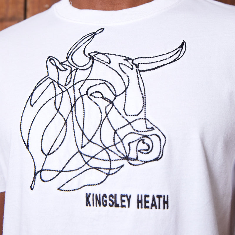 Chainstitch Nguni Crew Tee Pelican