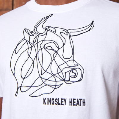 Chainstitch Nguni Crew Tee Pelican