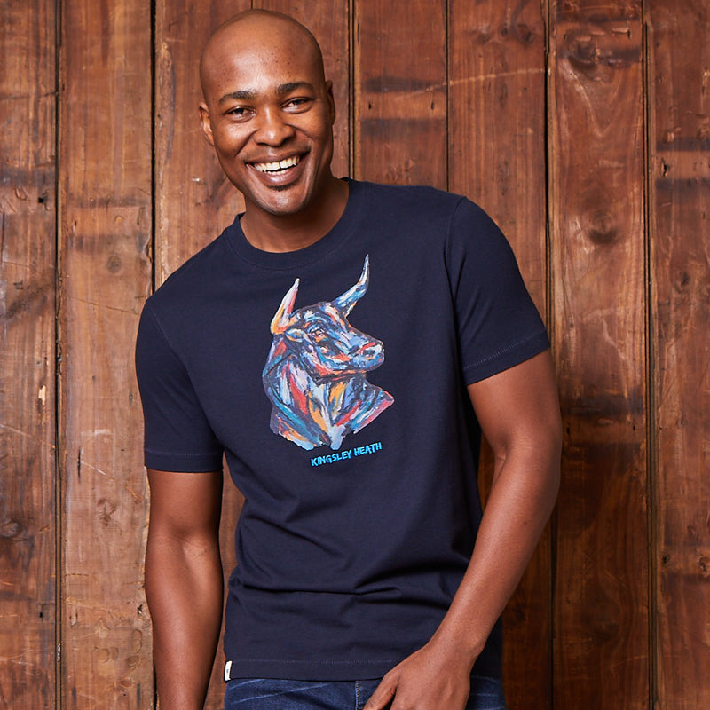 Astract Nguni Head Crew Tee Midnight
