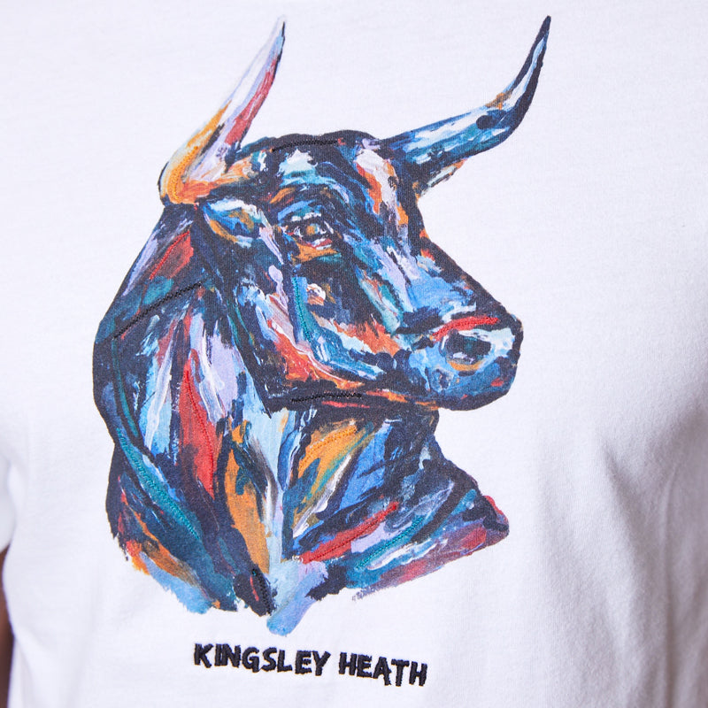 Astract Nguni Head Crew Tee Pelican
