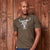 Engineered Nguni Skull V-Neck Tee Fatigue