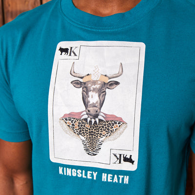 King Of The Pack Crew Tee Teal