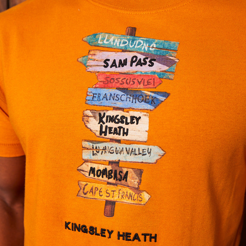 Destination Africa Crew Tee Amber