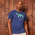 Geo-Luxe Nguni Crew Tee Monarch