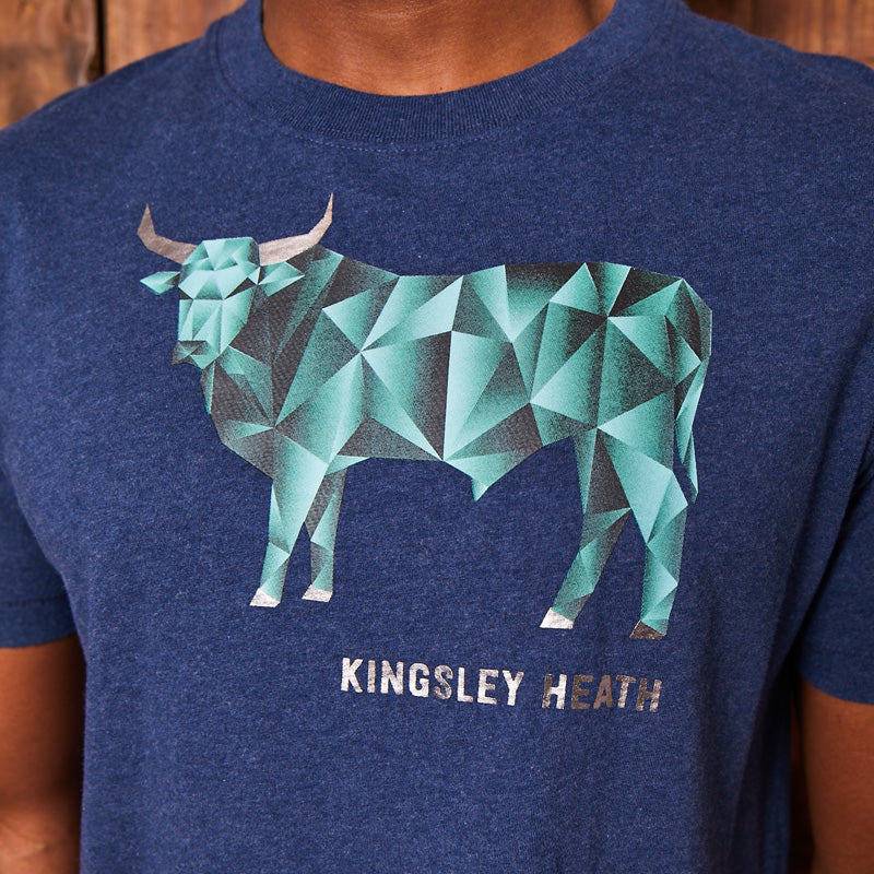 Geo-Luxe Nguni Crew Tee Monarch