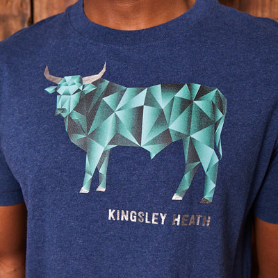 Geo-Luxe Nguni Crew Tee Monarch