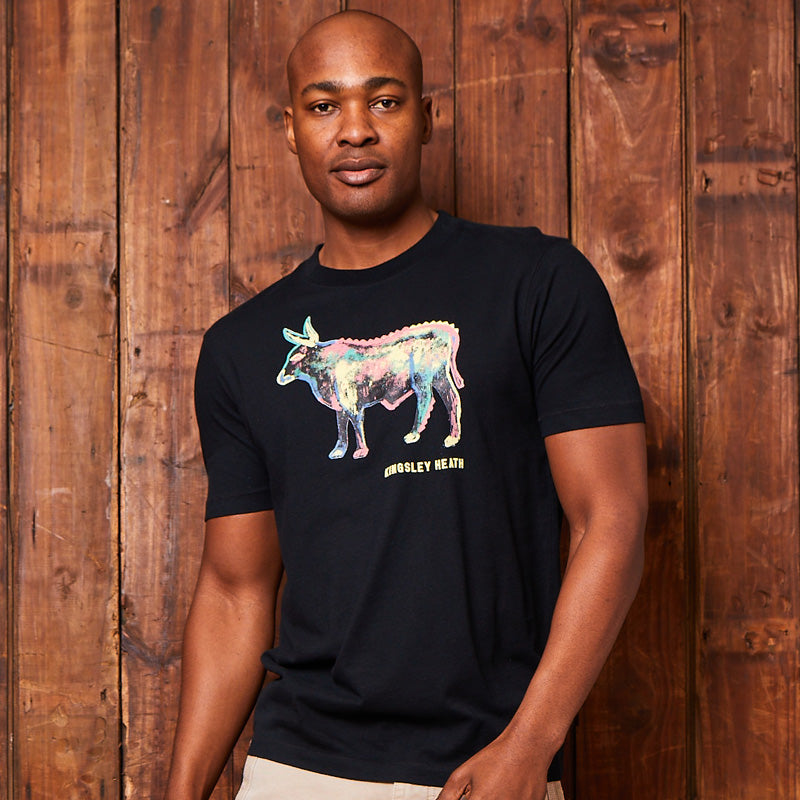 Funky Sketchy Nguni Crew Tee Mamba