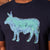 Acid Wash Nguni Crew Tee Midnight