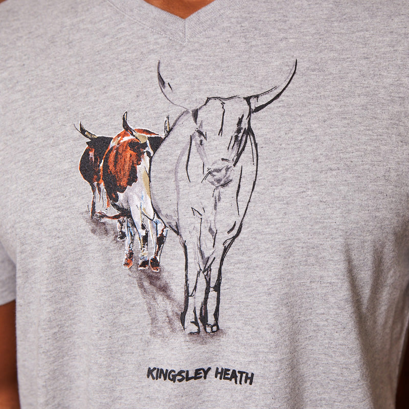 Incomplete Herd V-Neck Tee Vervet