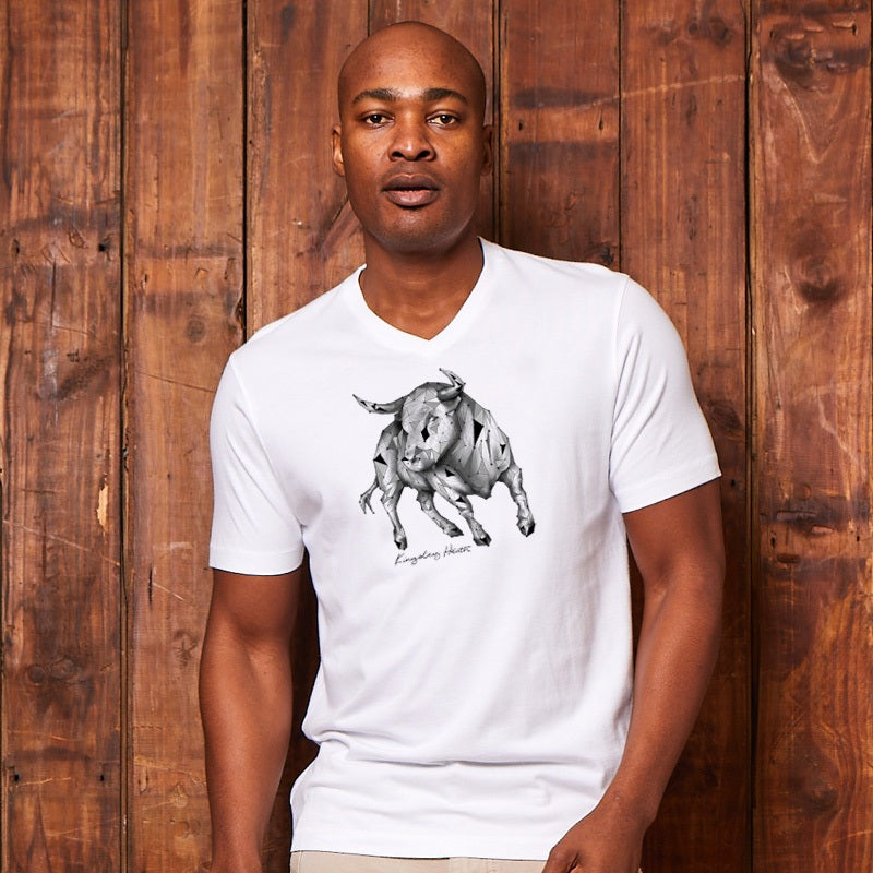 Constellation Bull V-Neck Tee Pelican