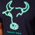 Abstract Neon Skull Crew Tee Midnight