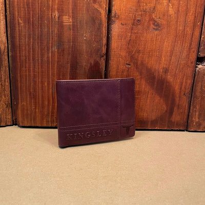 Kingsley Heath Word  Skull Wallet Buffalo