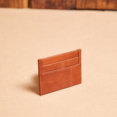 Kingsley Heath Stitched Cardholder Tan