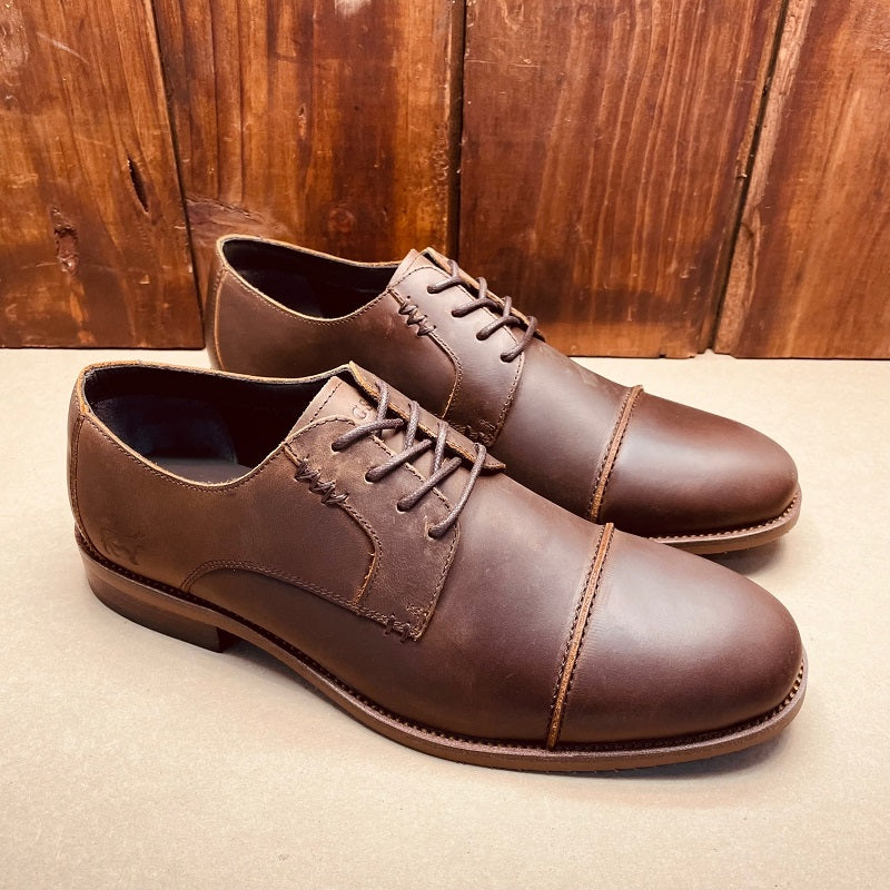 Kingsley Heath F Semi Formal Toe Cap Tan/Choc