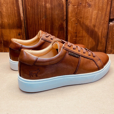 Kingsley Heath S Metal Trim Lace Up Tan/White