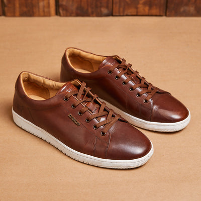 Kingsley Heath S Stitched Valc Tan/White