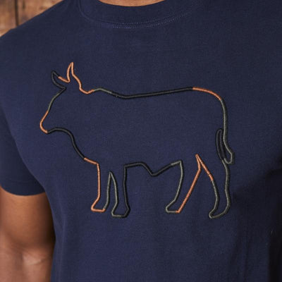Camo Outline Nguni Crew Tee Midnight