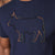 Camo Outline Nguni Crew Tee Midnight