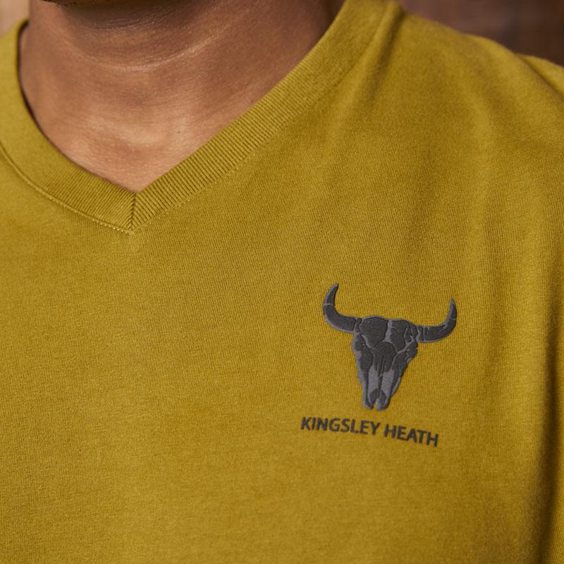 Classic Skull Badge Crew Tee Moss